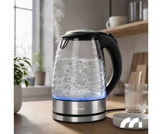 Elektrinis virdulys MalTec, 1,7 l, sidabrinis
