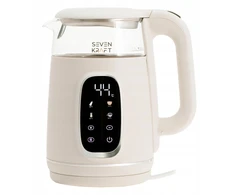 Elektrinis virdulys Sevenkraft, 1,7 l, smėlio spalvos
