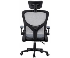 Ergonominė biuro kėdė BATI pilka-juoda