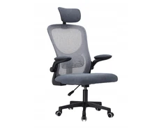 Ergonominė biuro kėdė BATI pilka-juoda