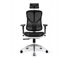 Ergonominė biuro kėdė DIABLO V-BASIC balta-juoda