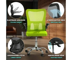 Ergonominė biuro kėdė Sesto Senso V8 žalia