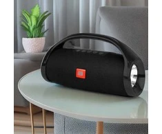 Galinga nešiojama „Bluetooth“ kolonėlė–boombox su mikrofonu, FM radiju ir karaoke