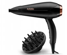 Galingas Babyliss D570DE 2200 W plaukų džiovintuvas – su jonizacija, keramikiniu paviršiumi ir difuzoriumi.