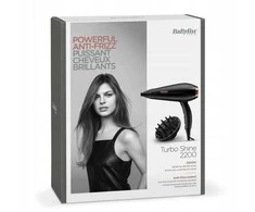 Galingas Babyliss D570DE 2200 W plaukų džiovintuvas – su jonizacija, keramikiniu paviršiumi ir difuzoriumi.