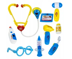 Gydytojo rinkinys click4TOYS, 10 dalių
