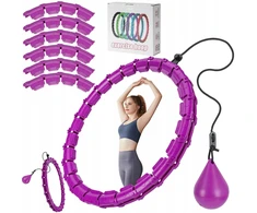 Hula lankas Bedee su svareliu, violetinis