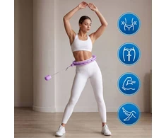 Hula lankas Gymtek, 90 cm, violetinis