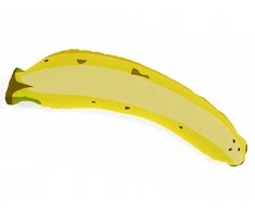 Ilga pagalvė apsikabinimui – banano formos, 40 × 120 cm
