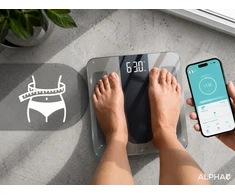 Išmaniosios analitinės svarstyklės ALPHA, iki 180 kg