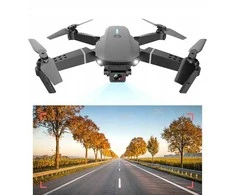 Išmanus 4K WiFi dronas su dviem priekinėmis kameromis ir 3 akumuliatoriais