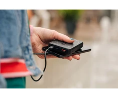Išorinė baterija Emavo, 10 000 mAh, juoda