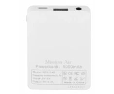 Išorinė baterija Mission Air, 5000 mAh