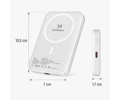 Išorinė baterija Wozinsky, 10000 mAh