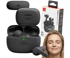 JBL Wave Beam TWS belaidės ausinės, Bluetooth 5.1, juodos