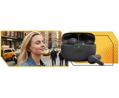 JBL Wave Beam TWS belaidės ausinės, Bluetooth 5.1, juodos
