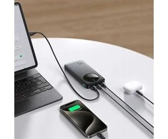 Joyroom 10000 mAh powerbank – 2×USB-A + USB-C, greitas ir stilingas