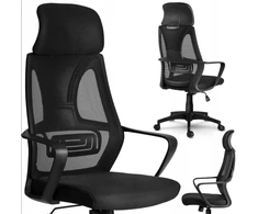 Juoda ergonominė biuro kėdė COLT