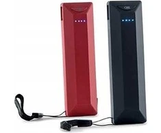 Kompaktiška išorinė baterija 3000 mAh – 2×USB, LED, skubiai įkrovai