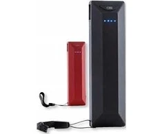 Kompaktiška išorinė baterija 3000 mAh – 2×USB, LED, skubiai įkrovai