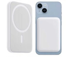 Kompaktiškas MagSafe powerbankas – 10000 mAh, belaidis įkrovimas iPhone 11–15