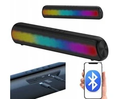 Kompiuterinė „Soundbar“ kolonėlė nešiojamam kompiuteriui su USB ir LED apšvietimu