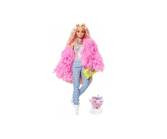 Lėlė Barbie Extra Rožinė Coat With Pig Unicorn rinkinys GRN28