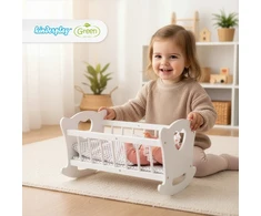 Lėlės lopšys Kinderplay, baltas