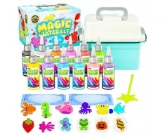 Magiškas 3D slime rinkinys gelinėms figūrėlėms kurti