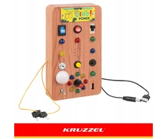 Manipuliacinė lenta su LED lemputėmis Kruzzel
