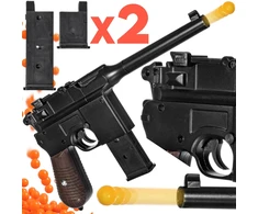 Metalinė pistoleto replika Mauser C96, 2 dėtuvės