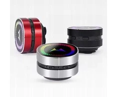 Mini „Bluetooth“ kolonėlė su kaulinio laidumo technologija, RGB apšvietimu ir siurbtuku