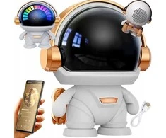 Mini išmanioji „Bluetooth“ kolonėlė su RGB LED apšvietimu „Astronaut“