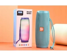 Nešiojama belaidė „Bluetooth“ kolonėlė T&amp;G TG-157 su LED apšvietimu, žalia