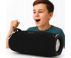 Nešiojama „Bluetooth“ boombox kolonėlė su galingu bosu, FM radiju ir USB
