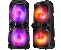Nešiojamoji „Bluetooth“ kolonėlė Hitelo, juoda