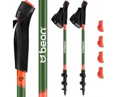 NORDIC WALKING POLES FOLDABLE, ADJUSTABLE, TELESCOPIC WALKING POLES BEON