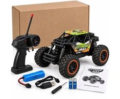 Nuotoliniu būdu valdomas bekelės automobilis RC Buggy, 1:18, 2,4 GHz, juodas