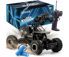 Nuotoliniu būdu valdomas metalinis RC visureigis „Monster Truck“ 4 × 4