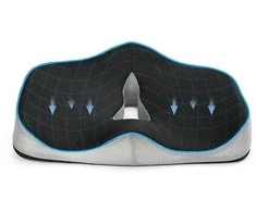Ortopedinė juosmens pagalvė kėdei – ergonomiškam sėdėjimui