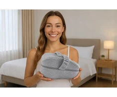 Ortopedinė kelių pagalvė Medi Sleep, pilka
