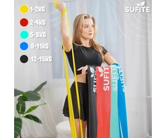Pasipriešinimo gumų rinkinys SUFITE, 5 vnt.