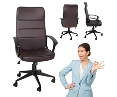 Pasukama biuro kėdė COMFORTABLE 228 iš eko odos