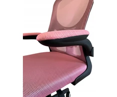 Pink Ergonominė biuro kėdė FIBI Rožinė-Juodas su mikro tinkleliu