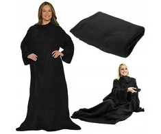 Pledas su rankovėmis XXL – šiltas fleece tipo oversize megztinis