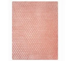 Pledas–lovatiesė ZOE2 150x200 cm Eurofirany, pudros rožinė, 3D reljefas