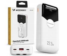 Powerbank Wozinsky, 20 000 mAh