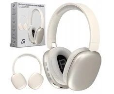Premium belaidės on-ear ausinės su mikrofonu, Bluetooth 5.4, AUX