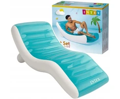 Pripučiamas plaukimo čiužinys-gultas Intex iki 100 kg 191x99 cm