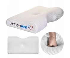 Profilinė ortopedinė pagalvė miegui iš Memory Foam, skirta miegui ant šono ir nugaros